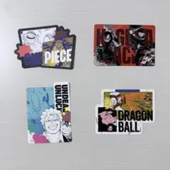 週刊少年ジャンプ ステッカーコレクション Hero VS Villain 4種