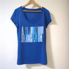 ARMANI EXCHANGE**アルマーニエクスチェンジ Tシャツ ブルーのサムネイル