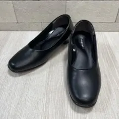 美品　Fuwaraku フワラク　パンプス ブラック 22.5cm EEEEのサムネイル