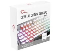 クリスタルクラウンキーキャップ メカニカルキーボード用 キーキャップセット