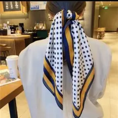 スカーフ ドット