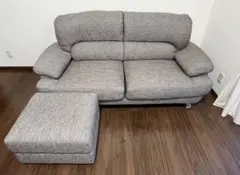 ペロスペロー様専用】ニトリ 3人掛けソファ グレー ファブリック | Mercari