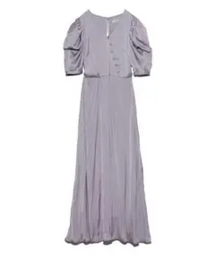 【最終値下げ】SNIDEL/サテンパフスリーブワンピース