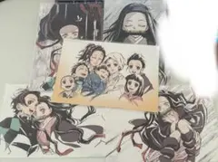 ア*オ様 鬼滅の刃 竈門炭治郎/竈門禰豆子 ブロマイドくじ セット ア*オ様 鬼滅の刃 竈門炭治郎/竈門禰豆子 ブロマイドくじ セット