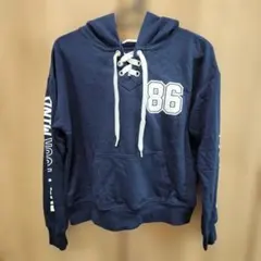 CO.L.Z.A ネイビー M パーカー ダンス着 部屋着