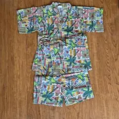 BREEZE 甚平 サイズ140 カラフル　セットアップ