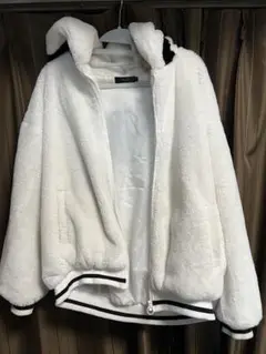 Rings ボアジャケット　白