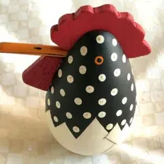 ヴィンテージ フォークアート Stebleton作 1991年 木彫の置物