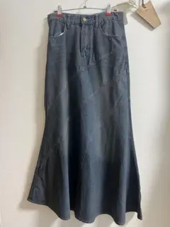 axes femme アクシーズファム　エスカルゴデニムスカート