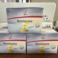 PM インナーナショナルRestorate Citrus 3箱セット フィットライン レストレイト 201g 6.7g×30袋 補充 サプリメント