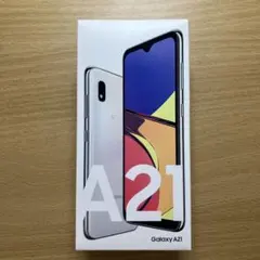 Galaxy A21 SCV49 ホワイト　ジャンク品