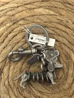 最終値下げ☆COACH ダックスキーリング　キーホルダー 新品未使用タグ付き