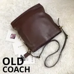 OLDCOACH オールドコーチ がま口 グラブタンレザー ショルダーバッグ