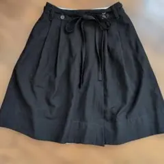 マーガレットハウエルMHL ブラック フレアスカート　サイズⅡ