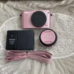 値下げ⭐︎Nikon 1 S1 ピンク　標準レンズセット ⋆。˚ ❁のサムネイル