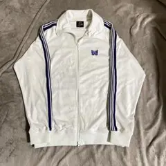 人気カラー✨ Needles ニードルズ トラックジャケット ホワイト　パープル