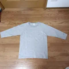 【USA製】チャンピオン T1011 七分袖 ラグラン Tシャツ グレー M