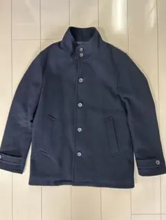 URBAN RESEARCH アーバンリサーチ ネイビー ボタン付きコート L