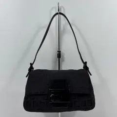 FENDI マンマンバケット ショルダーバッグ コーデュロイ 黒 - メルカリ