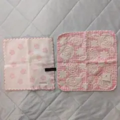 renomaと PRIVATE LABEL ピンク 花柄 ハンカチ