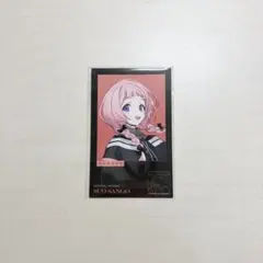 七次元生徒会！　ランダムチェキ風カード　周央サンゴ　レアカード