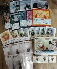 ナルトNARUTO一番くじ波の国編C賞うずまきナルト&白　下位賞まとめ売り未開封