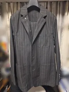 gu and beautiful people セットアップ グレー ストライプ