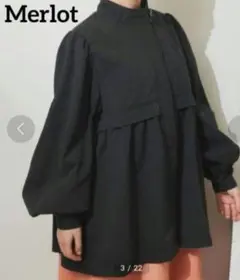 8−18【メルロー】ショートギャザーAラインコート