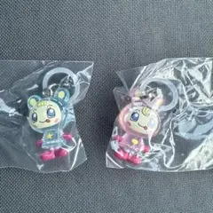 ナルミヤキャラクターズ　めじるしアクセサリー べリエちゃん、ブルーべリエちゃん