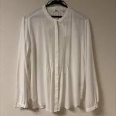 レーヨンピンタックブラウス　ユニクロ　レディース　ブラウス