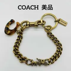 【美品✨希少】　コーチ　バッグチャーム　チャーム　キーリング　ラムスカル コーチ COACH キーホルダー レディース キーリング バッグ