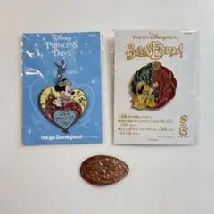 【非売品】ディズニー ブラビッシーモ プリンセスデイズ ピンバッジ メダル