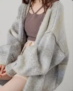 【値下げ】Kastane グラデーションニットカーディガン