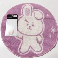 ジ*き様 BT21 COOKY ミニタオル　ハンカチ　ラウンドタイプ　 ピンクパのサムネイル
