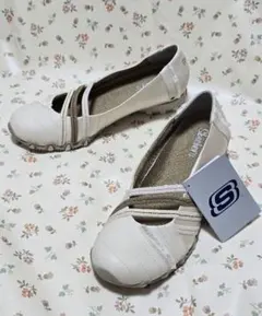 SKECHERS スケッチャーズ パンプス　24.5　バレエシューズのサムネイル