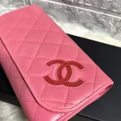 【Jum-arisa 様】CHANEL マトラッセ シンプリーCC ピンク長財布