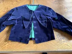 KENZO ネイビー ベルベットジャケットのサムネイル