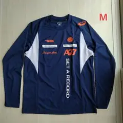 ASICS ロングスリーブTシャツ M ネイビー