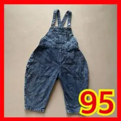 manina デニムオーバーオール 95サイズ　バースデイ【即日配送・美品】
