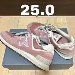 New Balance 574 Classic ピンク 25.0cmのサムネイル