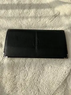 長財布 黒 赤 カルティエ　Cartier