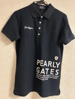 PEARLY GATES 黒 ポロシャツ サイズ5 ストレッチミニバブル半袖ポロシャツ | PEARLY GATES（パーリー