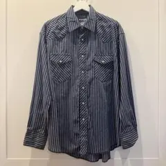 Wrangler 長袖シャツ ストライプ ウエスタンシャツのサムネイル