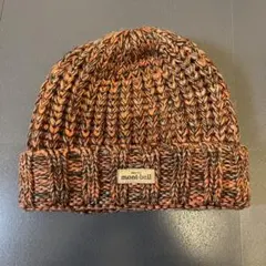 mont-bell ニット帽 M/L オレンジ系
