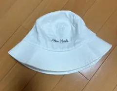 New York 刺繍 ホワイト バケットハット