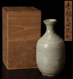 中国　朝鮮李朝高麗徳利　古美術　唐物コレクション韓国骨董　アンティーク江戸　青磁 高麗青磁 徳利 朝鮮 陶磁器 韓国 骨董 高さ29cm 高麗 李朝