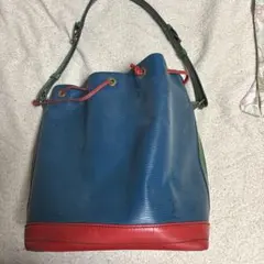 バケツ型ショルダーバッグ 青 赤 緑