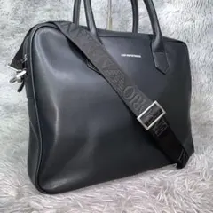 美品 EMPORIOARMANI 2way ビジネスバッグ ショルダーバッグ