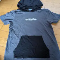 OUTDOOR PRODUCTS フード付きTシャツ M