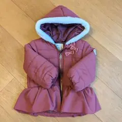 フード付きフリルコート